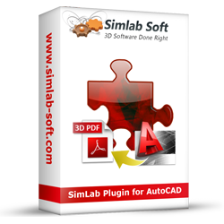 Simlab 3D PDF exporter for AutoCAD