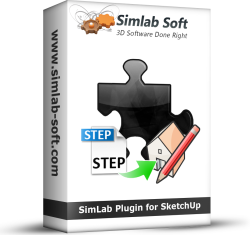 SimLab STEP importer for Sketchup